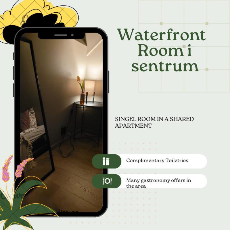 Single Elegant Room I Sentrum- Sea View Alesund Exterior photo